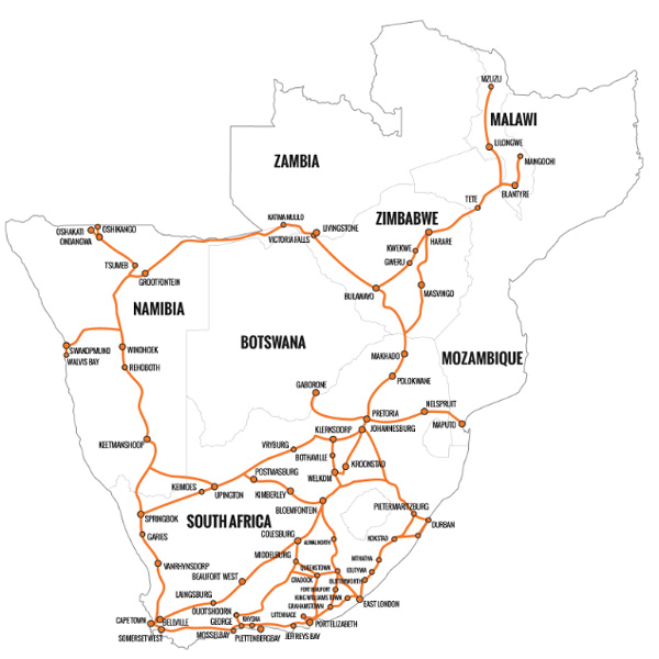 intercape-route